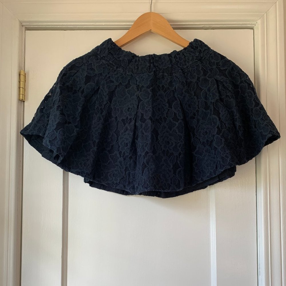 HOLLISTER, Lacey Short Skirt, Small, Navy - Picture 3 of 8